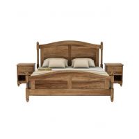 EShop Sheesham Wood Double Bed (0012)