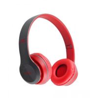 MZ Traders Wireless Bluetooth Headsphone Red P47