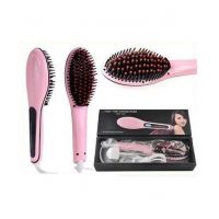 Smart Accessories Fast Hair Brush straightener Pink