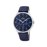 Festina Chronograph Men's Leather Watch Blue (F16991/3)