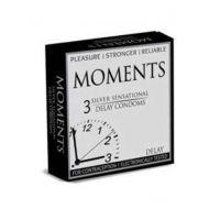 Ibuks Moments Silver Sensational Delay Condoms (Pack of 3)