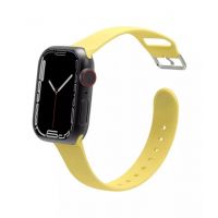 JCPAL FlexBand Premium Silicon Band For Apple Watch - Yellow Cream (JCP6273)