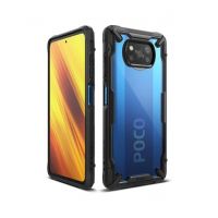 Ringke Fusion X Rugged Black Case For Poco X3 NFC (AMT-0847)
