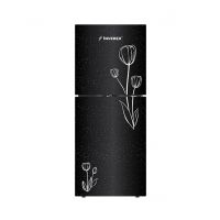 Inverex Glass Door Freezer-on-Top Refrigerator 12 cu ft Black (INV-125 GD)
