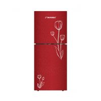 Inverex Glass Door Freezer-on-Top Refrigerator 12 cu ft Red (INV-125 GD)