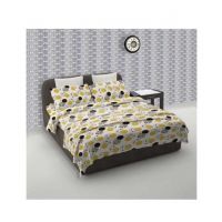 Jamal Home Double Bed Sheet With 4 Pillow (0117)