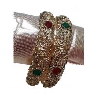 Jewel Art Antique Indian Bangle Set of 2