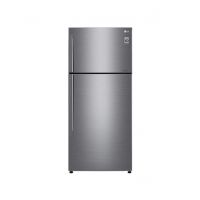 LG Inverter Freezer-On-Top Refrigerator 17 Cu Ft Platinum Silver (GN-C680HLCU)