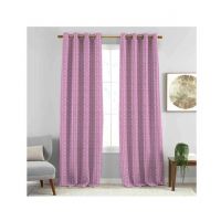 Maguari Lining PQ Jacquard Curtains 2 Pcs Pink
