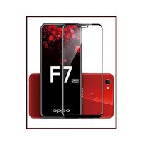 MISC 5D Glass Screen Protector For Oppo F7 - Black