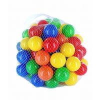 Muzamil Store Plastic Balls Multicolor 50 Pcs