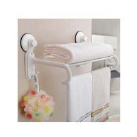 Muzamil Store Towel Rack With Magic Suction Cup