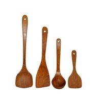 Nature's Shop Wooden Cooking Spoon Set