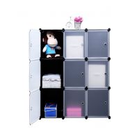 Oddity DIY 9 Cubes Organizer Storage Closet - Black