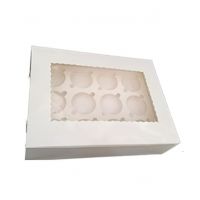 Packzypk Mini Cupcake Box For 12 Cake