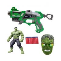 Planet X Hulk Mask, Action Figure & Nerf Gun Set (PX-10323)