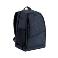 PULUZ Outdoor Portable Waterproof Scratch-Proof Dual Shoulders Camera Backpack Grey