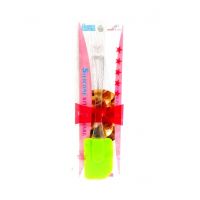 Quickshopping Silicone Spatula With Glass Handle Green