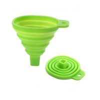 Quickshopping Silicone Foldable Funnel - Green (1397)
