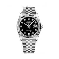 Rolex Datejust 36 Men's Watch Silver (116234-BLKDFJ)