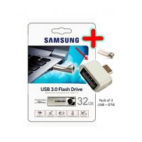Samsung 32GB USB 3.0 + OTG Converter Pack of 2