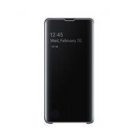 Samsung Clear View Black Case For Galaxy S10+