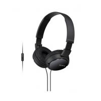 Sony Extra Bass On-Ear Headphones Black (MDR-ZX110AP)