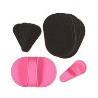 Sundepil Hair Removing Pads For Women Black & Pink