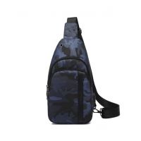 Poso Casual Chest Bag For Men Army Blue (PS-326)