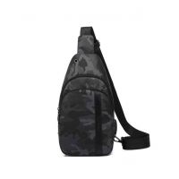 Poso Casual Chest Bag For Men Army Grey (PS-326)