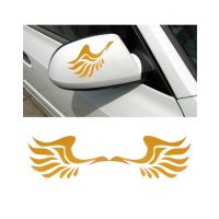 Wish Hub Pair Of Wings Car Styling Stickers Yellow