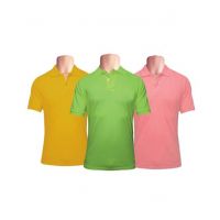 WOP Polo T-Shirts Half Sleeve XL Size (Pack of 3)
