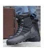 The Smart Shop Combat High Ankle Boots Black (0993)