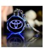 EZ-Shopping Led Light Toyota Logo Crystal Keychain