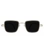 Afreeto Men Square Retro Cool Sunglasses Black