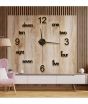 Al Medina 3D Large Wooden Wall Clock