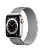 Apple Watch Series 6 44mm Silver Stainless Steel Case With Milanese Loop Strap GPS Cellular