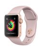 Apple iWatch Series 3 38mm Gold Aluminum Case With Pink Sand Sport Band - GPS (MQKW2)