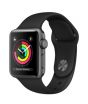 Apple iWatch Series 3 38mm Space Gray Aluminum Case With Black Sport Band - GPS (MQKV2)