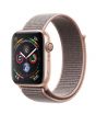 Apple iWatch Series 4 44mm Gold Aluminum Case With Pink Sand Sport Loop - GPS (MU6G2)