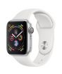 Apple iWatch Series 4 40mm Silver Aluminum Case With White Sport Band - GPS (MU642)