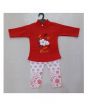 Baby2Kidz Garment T-Shirt And Pajama For Baby Girl Red