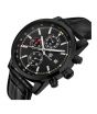 Benyar Chronograph Men's Leather Watch Black (BY-1098)