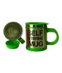 World Of Promotions Stainless Steel Travel Coffee Mug Green 400ml (0082)