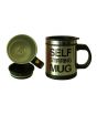 World Of Promotions Stainless Steel Travel Coffee Mug Black 400ml (0083)