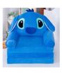 Easy Shop 2 in 1 Cute Children Cartoon Foldable Sofa Bed Blue