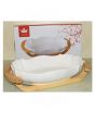 Easy Shop Solecasa Serving Dish With Wooden Stand