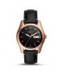 Fossil Curator Series Three-Hand Date Men's Watch Black Leather (CS5000P)