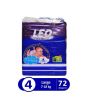 Leo Blue Baby Diaper Large 7-18 KG Pack Of 72