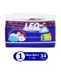 Leo Blue Baby Diaper New Born 2-5 KG Pack Of 34